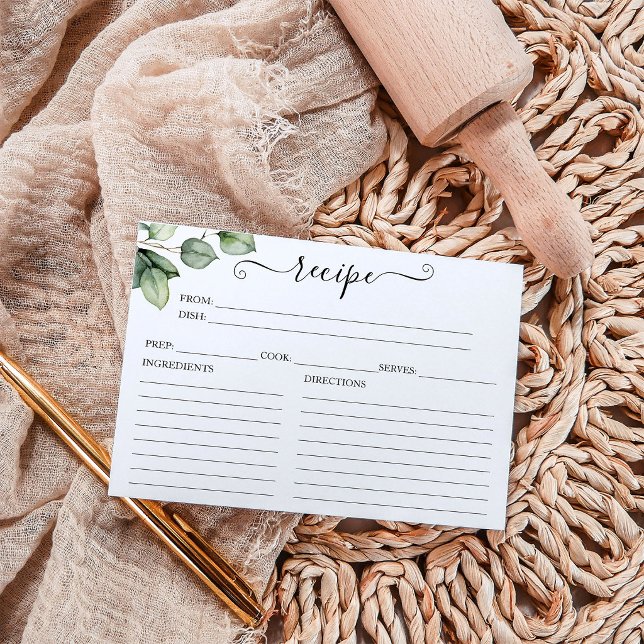 Cartes de Recettes pour Baby Shower avec Thème de  (Créateur téléchargé)