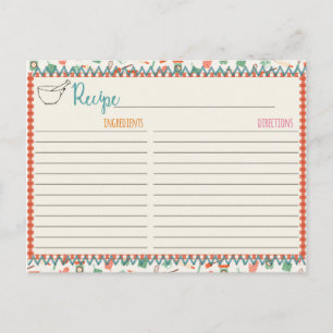Cartes de recettes Sugar and Spice