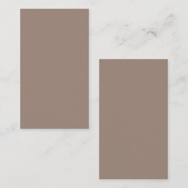Cartes de récompense de fidélité Taupe Luxe (Devant / Derrière)