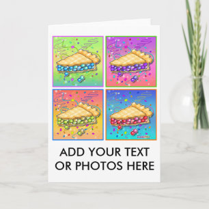 CARTES DE RÉCUPÉRATION - Pop Art Pièce de tarte