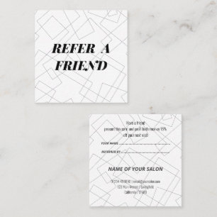 Cartes de référence géométriques minimalistes