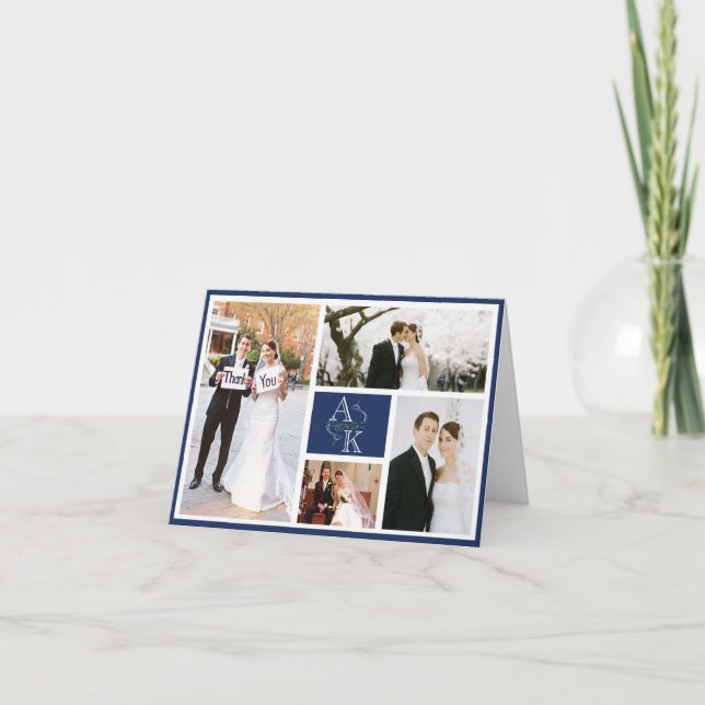 Cartes de remerciement A et K (Devant)