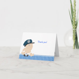 Cartes de remerciement Baby Shower pour AGENT DE P