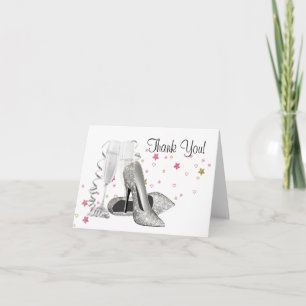 Cartes de remerciement chaussures à talons hauts C