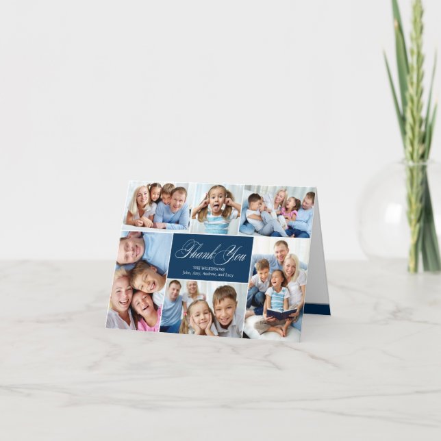 Cartes de remerciement Collage Charmant (Devant)