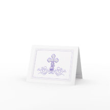 Cartes de remerciement de baptême de première comm