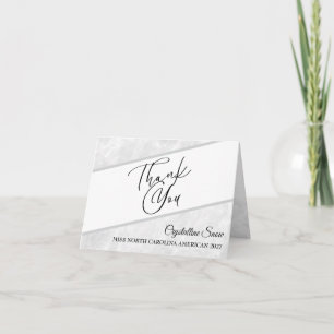Cartes de remerciement de concours de beauté avec 