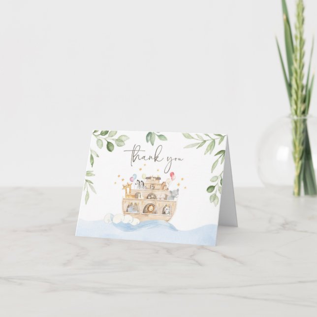 Cartes de remerciement de l'Arche de Noé (Devant)