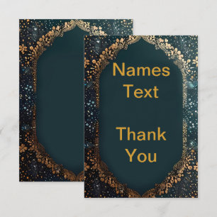 Cartes de remerciement de mariage