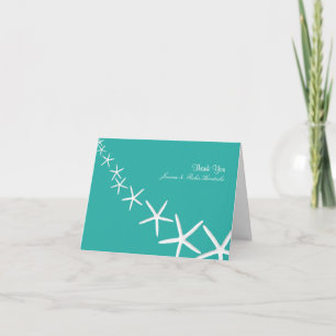 Cartes de remerciement de mariage Lagune Étoile de