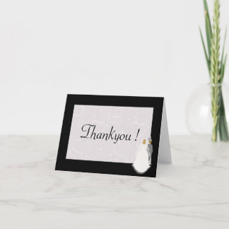Cartes de remerciement de mariage - Mariée & Marié