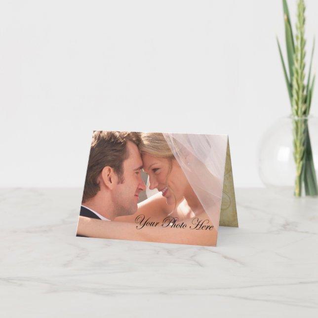 Cartes de remerciement de mariage personnalisées (Devant)