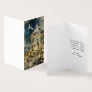 Cartes de remerciement de mariage pour jardin roma