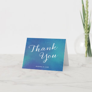 Cartes de remerciement de mariage Pure Love / Bleu