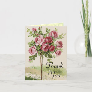 Cartes de remerciement de mariage vintage