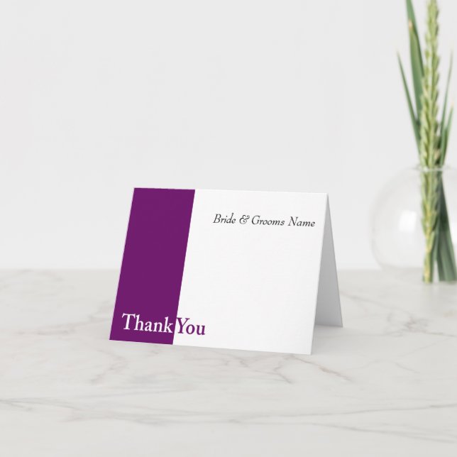 Cartes de remerciement de mariage We Do (Devant)
