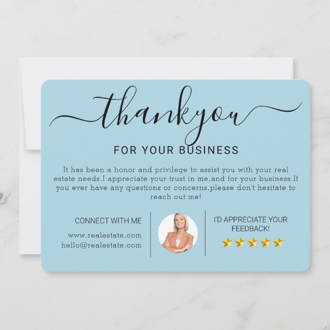 Cartes de remerciement de pendaison de crémaillère (Devant)