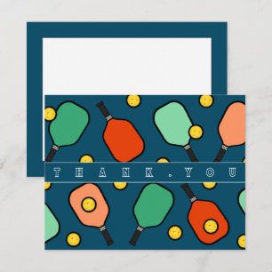 Cartes de remerciement de pickleball