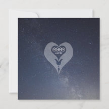 Cartes de remerciement de table de Flamme Jumelle