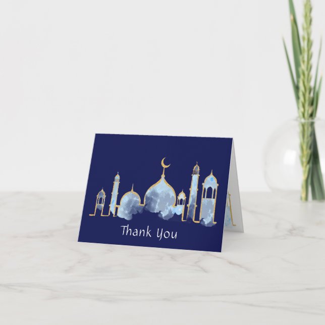 Cartes de remerciement des Nuits Arabes (Devant)