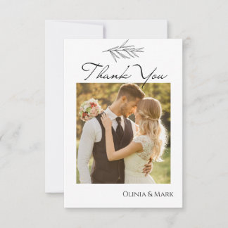 Cartes de remerciement du Mariage Mariage customis