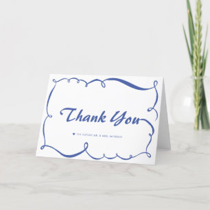 Cartes de remerciement fantaisistes Modern Doodle