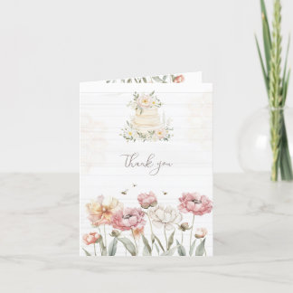 Cartes de remerciement Floral Bride to Bee pour la