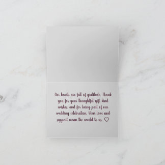 Cartes de remerciement florales aquarelle pour inv