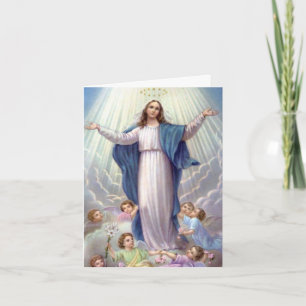 Cartes de remerciement funéraire Notre Dame Sain