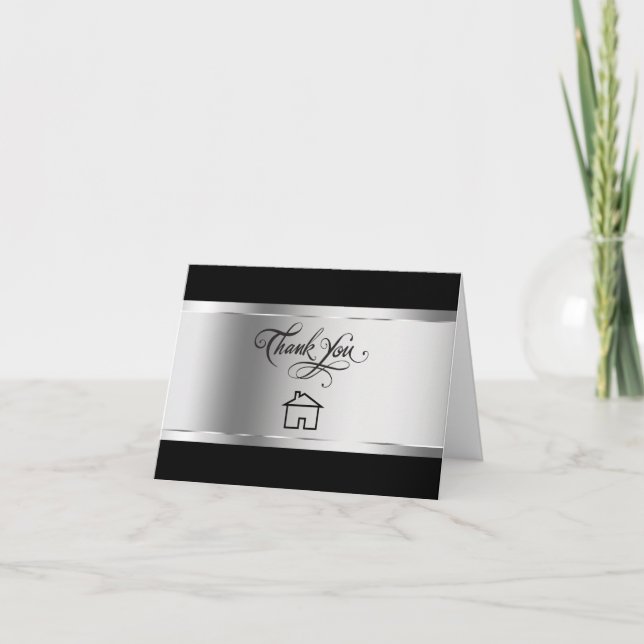 Cartes de Remerciement Immobilier Classé (Devant)