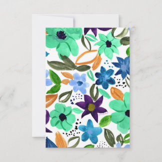 Cartes de remerciement Morning Mint