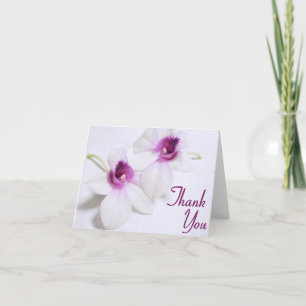 Cartes de remerciement Orchidée