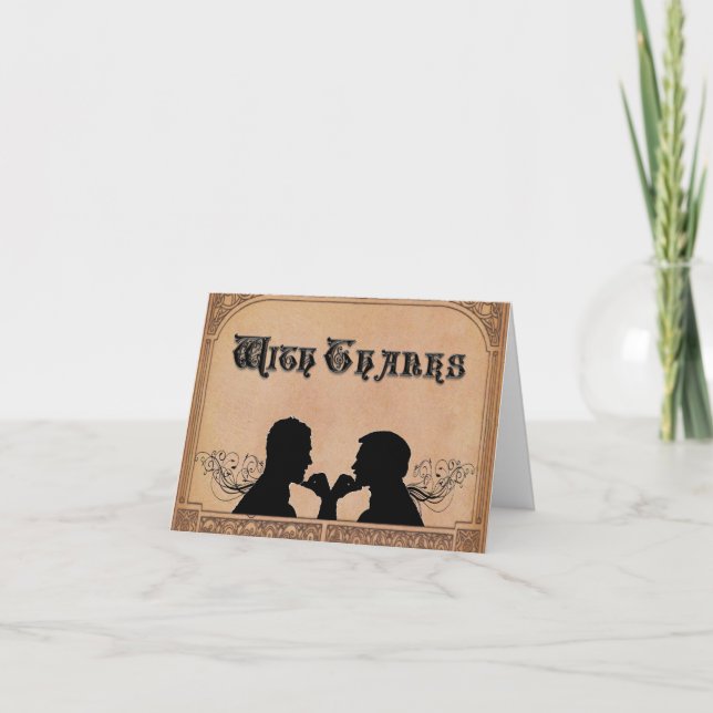 Cartes de remerciement personnalisées pour la céré (Devant)