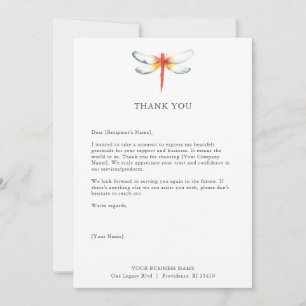 Cartes de remerciement personnalisées pour les ent