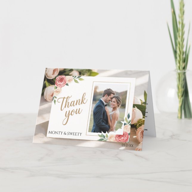 Cartes de remerciement personnalisées pour mariage (Comfort and thanks in one #FuneralThankYou #MemorialCard)