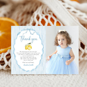Cartes de remerciement photo Baby Shower Thèmes Ci