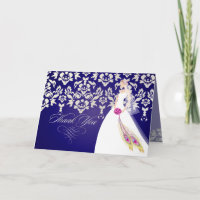 Cartes de remerciement PixDezines Bride2B