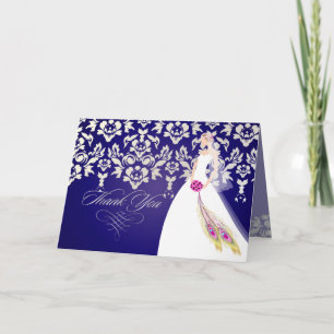 Cartes de remerciement PixDezines Bride2B