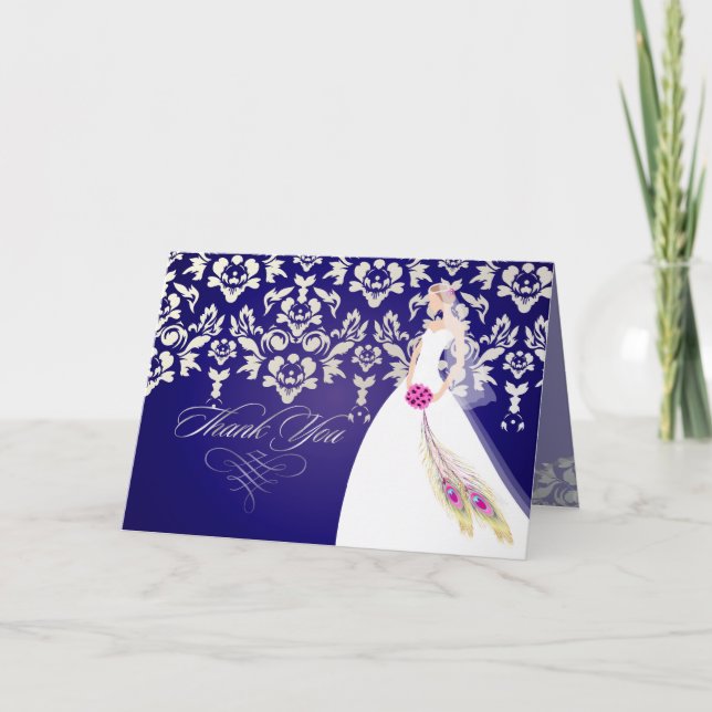 Cartes de remerciement PixDezines Bride2B (Devant)