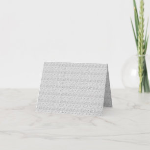 Cartes de remerciement pliées   Élégant Minimalist