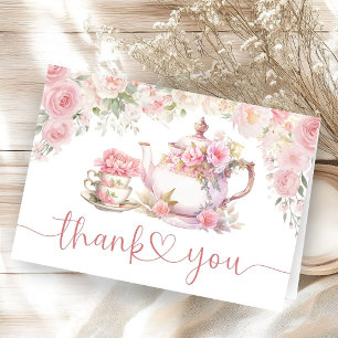 Cartes de remerciement pliées pour Baby Shower 'Th