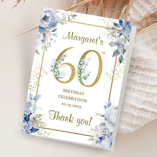 Cartes de remerciement pliées pour fête d'annivers