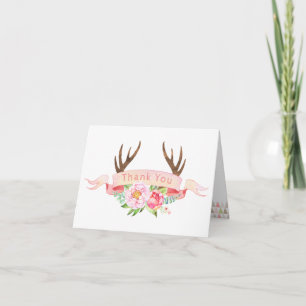 Cartes de remerciement pour Baby Shower à motif de