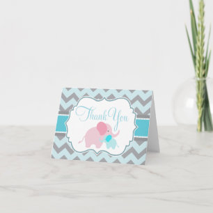 Cartes de remerciement pour Baby Shower Baby Boy
