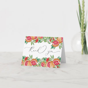 Cartes de remerciement pour Baby Shower Greenery C
