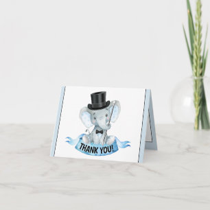 Cartes de remerciement pour Baby Shower Little Man