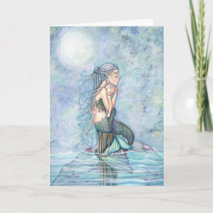 Cartes de remerciement pour Baby Shower Sirène Sti