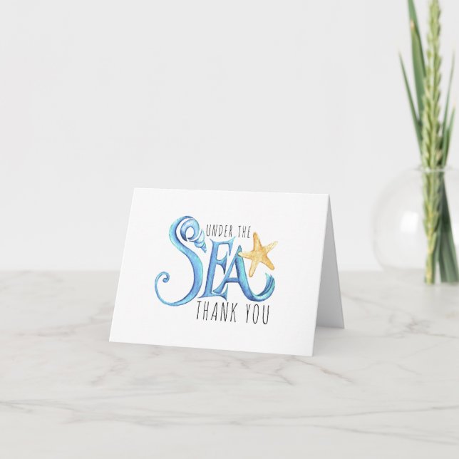 Cartes de remerciement pour Baby Shower sur le thè (Devant)