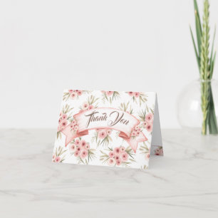 Cartes de remerciement pour Baby Shower TeePee Fox
