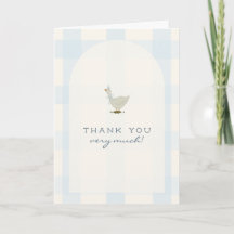Cartes de remerciement pour Baby Shower Un Petit G